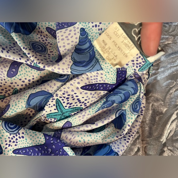 90’s Anna Kriste Beachy Shell Shirt XL - Picture 14 of 14